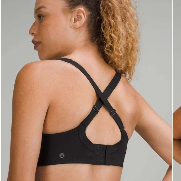 Lululemon Run Times Bra *High Support in Black W1690 Sz 36 DD - Picture 3 of 11
